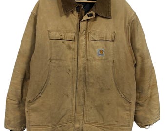 Rare Vintage 1989 3 Pocket Carhartt Chore Jacket - Limited Edition