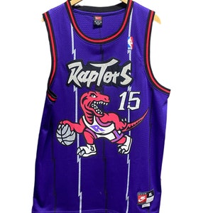 Vince Carter Jersey Mens Large 44 Toronto Raptors 90s Purple NBA 90s  Champion