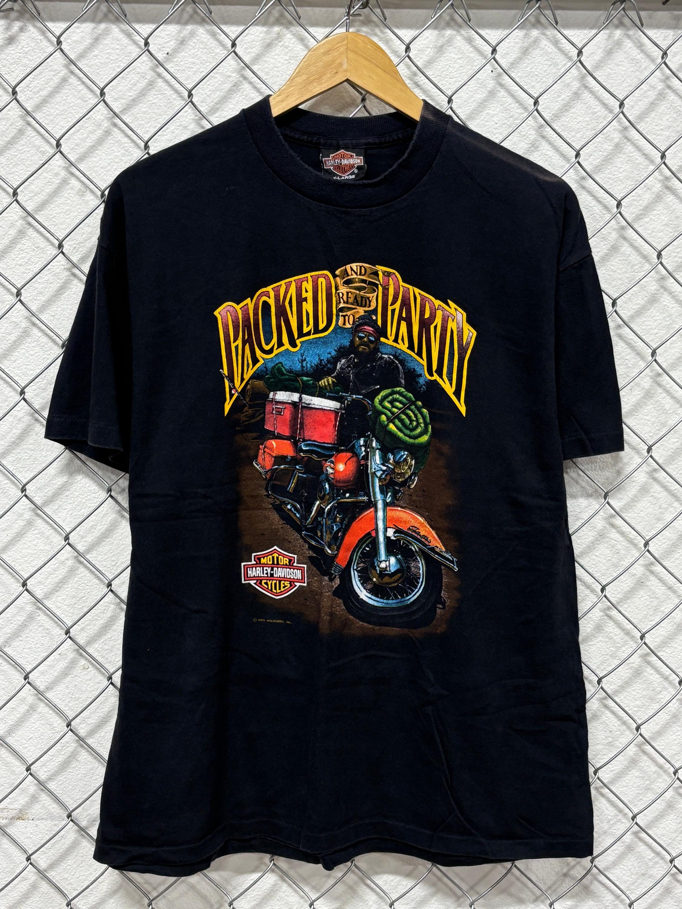 Vintage 80s Holoubek Biker Motorcycle A Way Of Life Tee Sz Medium