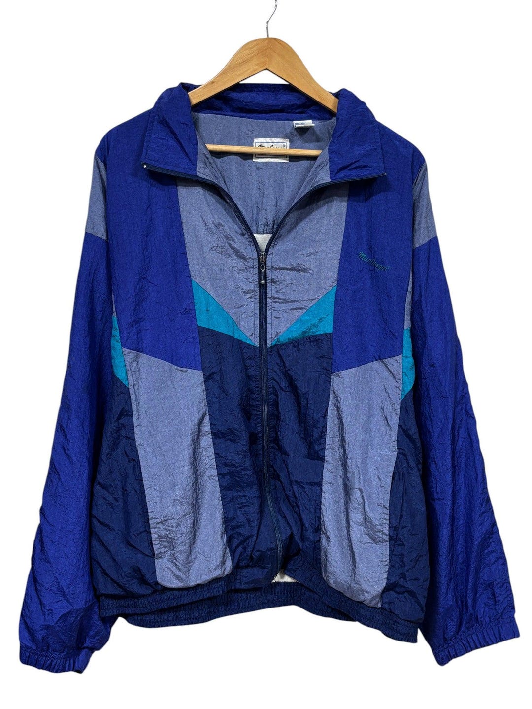 Vintage 90's Macgregor Color Block Zip up Windbreaker Jacket Size