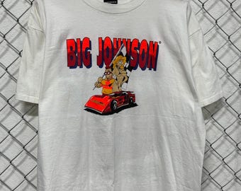 Vintage 1994 Big Johnson Golf Theme T-shirt / Funny Golf Tee 