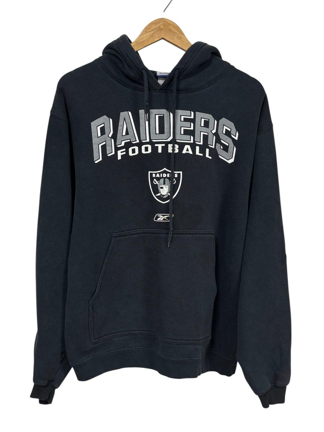 Vintage 00's Reebok Oakland Raiders NFL Logo Hoodie Size Medium - Etsy