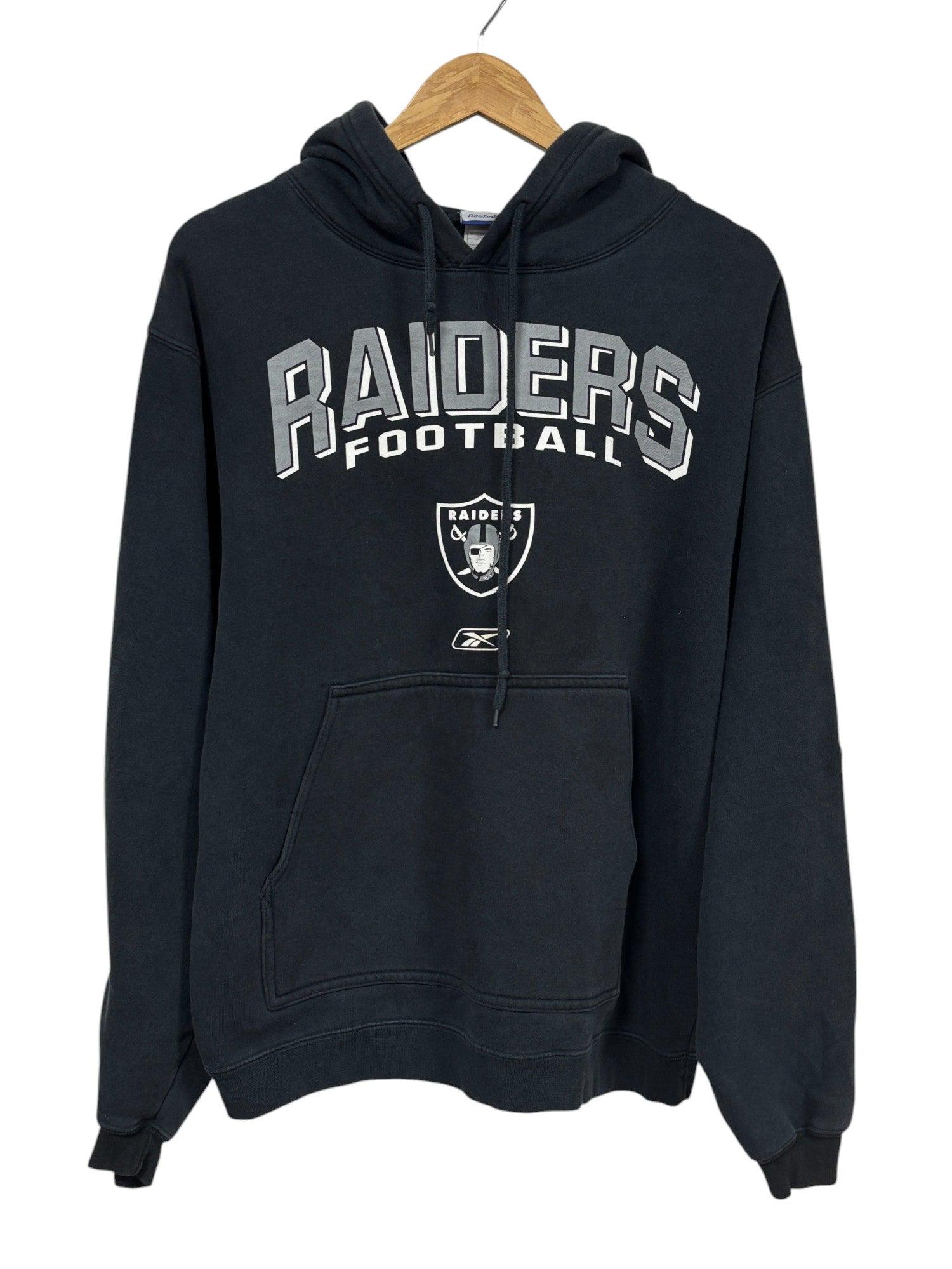 Vintage 00's Reebok Oakland Raiders NFL Logo Hoodie Size Medium - Etsy