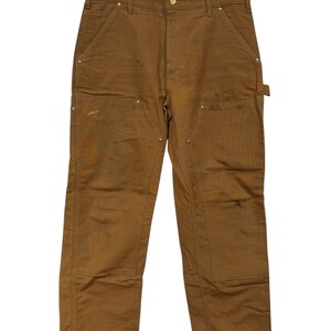 Vintage Carhartt Made in USA Brown Double Knee Carpenter Pants