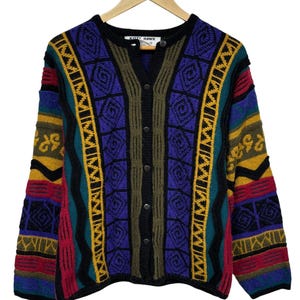 Vintage 80&#39;s Kitty Hawk Vivian Wang Coogi Style Sweater Size Large