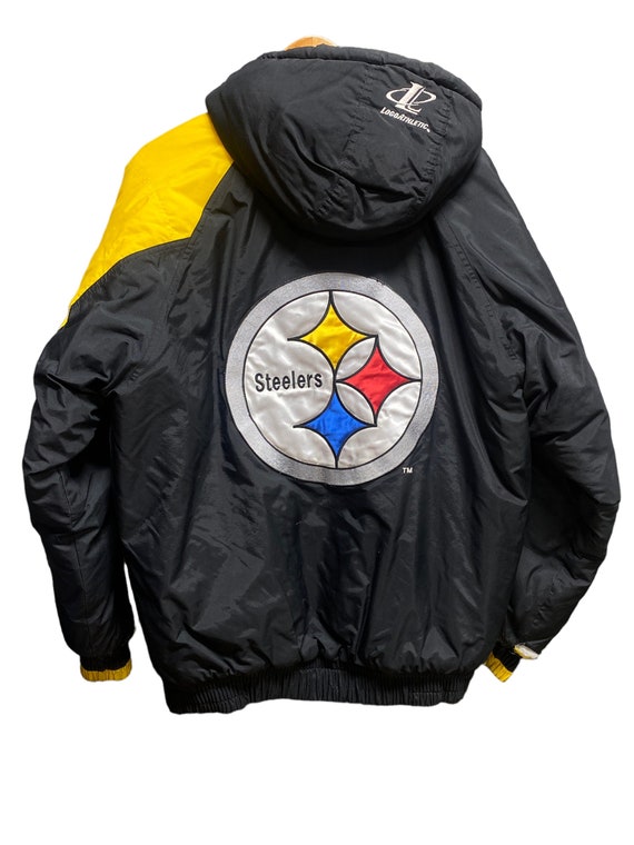 Vintage 90's Logo Athletic Pittsburgh Steelers Pu… - image 2