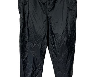 Vintage jaren 90 Nike zilveren label nylon windjack broek maat XL jeugd (m heren)