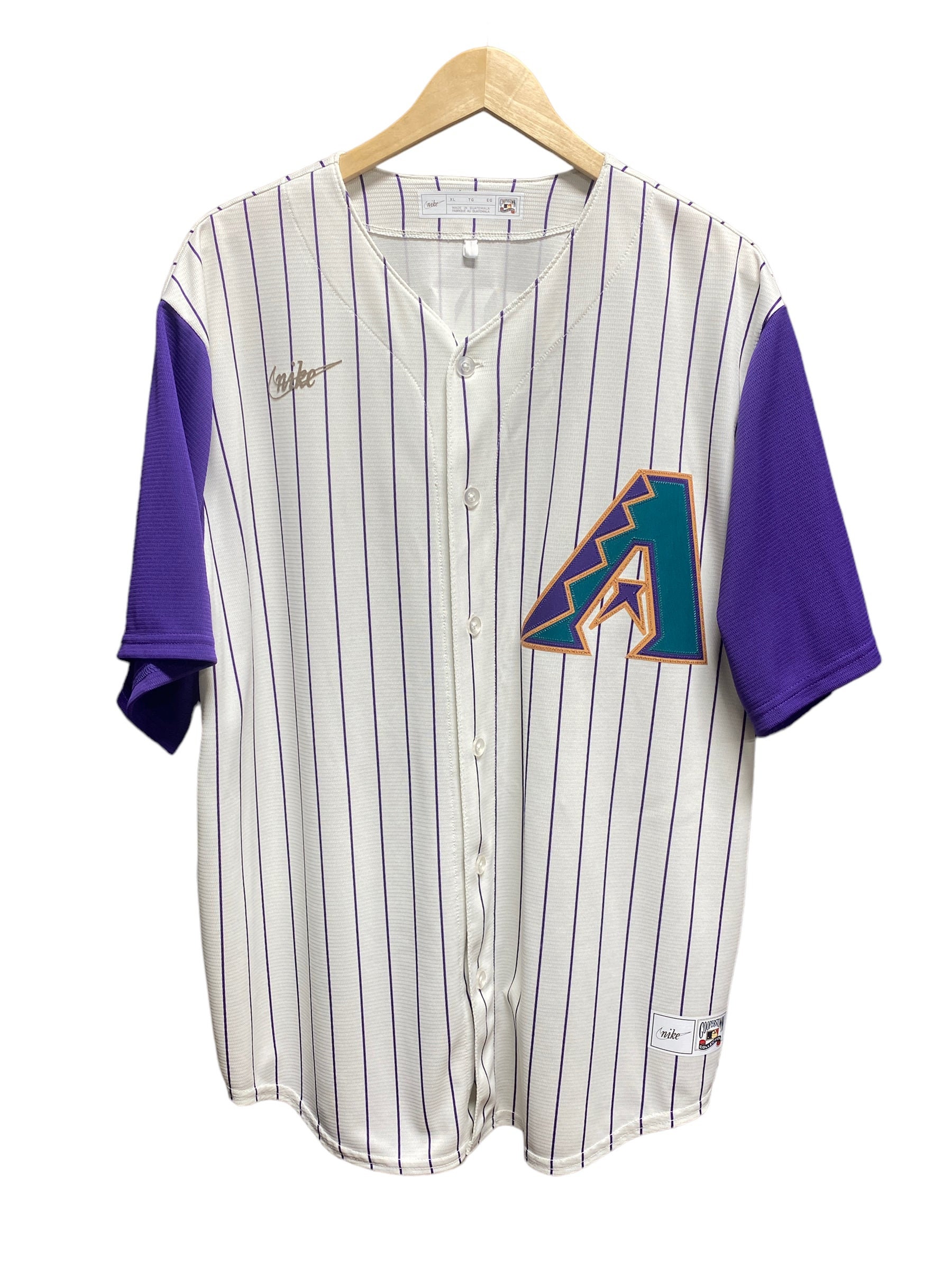 MLB Arizona Diamondbacks (Luis Gonzalez) Men's Cooperstown Baseball Jersey