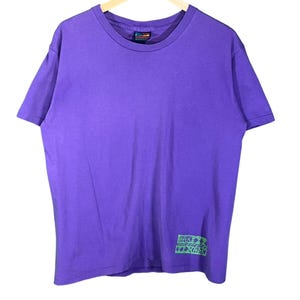 Vintage 90&#39;s Weekend Beachwear Purple Big Back Graphic Tee Size Large