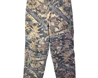 Vintage Wrangler Woodland Camo Mossy Oak broek maat 32 x 31