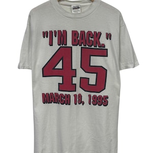 シカゴ・ブルズ I'm BACK! Tシャツ X-Large マイケルジョーダン Jordan im back shirt - Etsy 日本