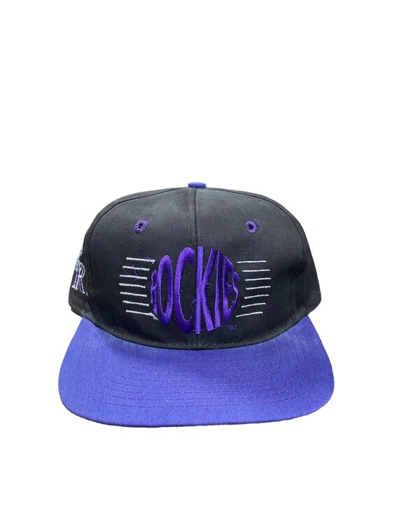 Vintage 90's Colorado Rockies Baseball Snapback Ha