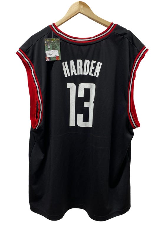 Camiseta Adidas de James Harden de los Houston Rockets, talla XXL