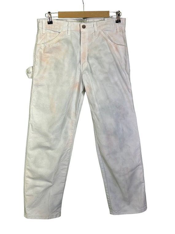 NOS Vintage Carter's Ecru Painters Pants W29T