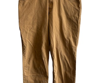 Pantalones Carhartt de corte relajado en color marrón, talla 36x30