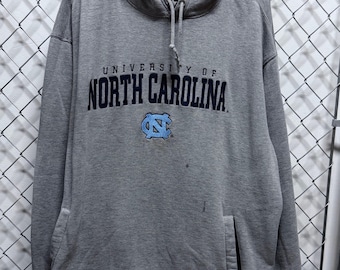 Vintage Y2K North Carolina Tar Heels Hoodie Size XXL