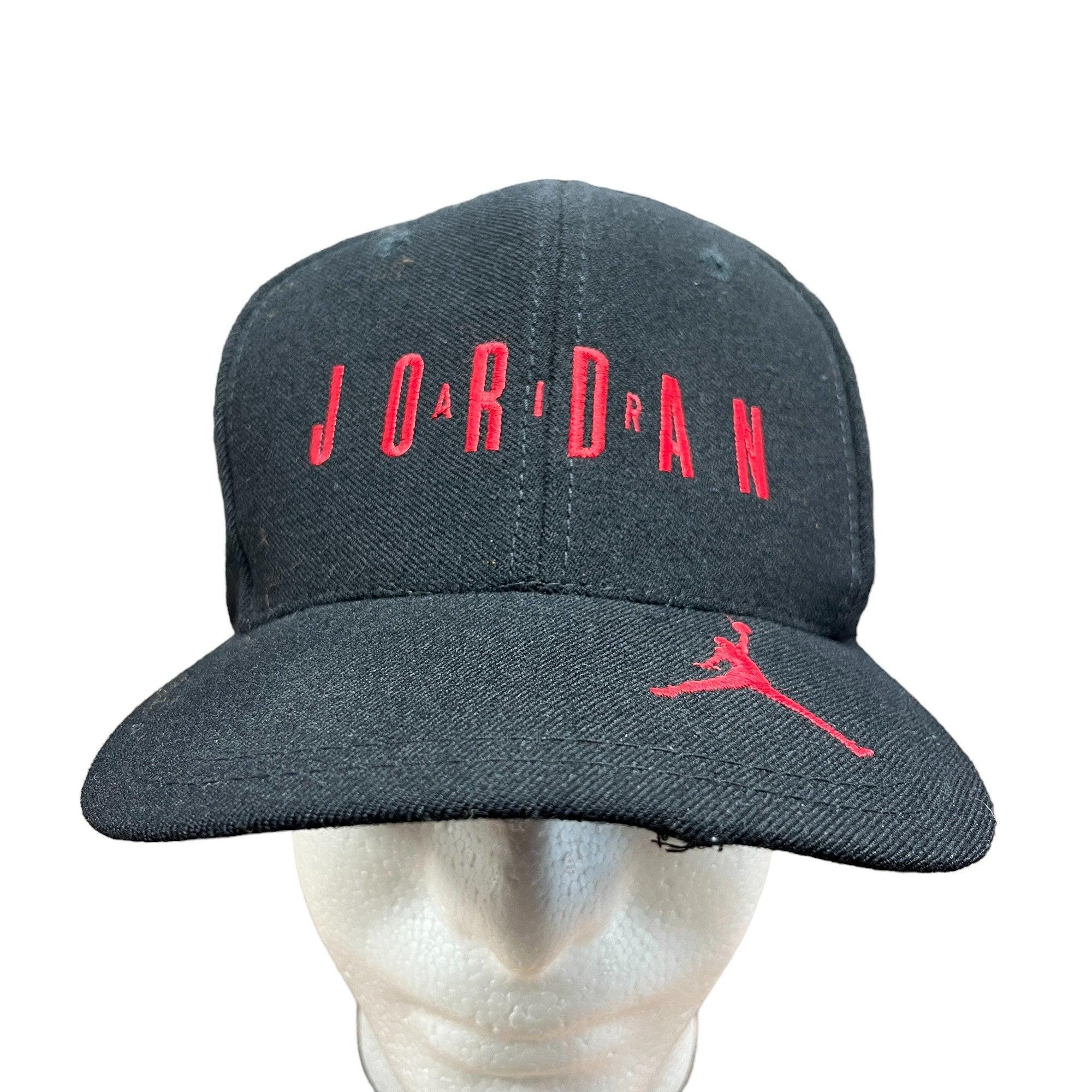 90's old nike jordan cap ストリート archive Rare Vintage Nike Air Michael Jordan jump man 90s Snapback Hat