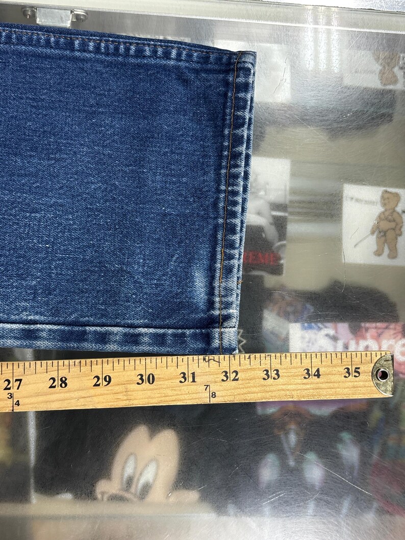 Vintage 90's Wrangler Women's Blue Denim Western Jeans Size 24x32 image 5