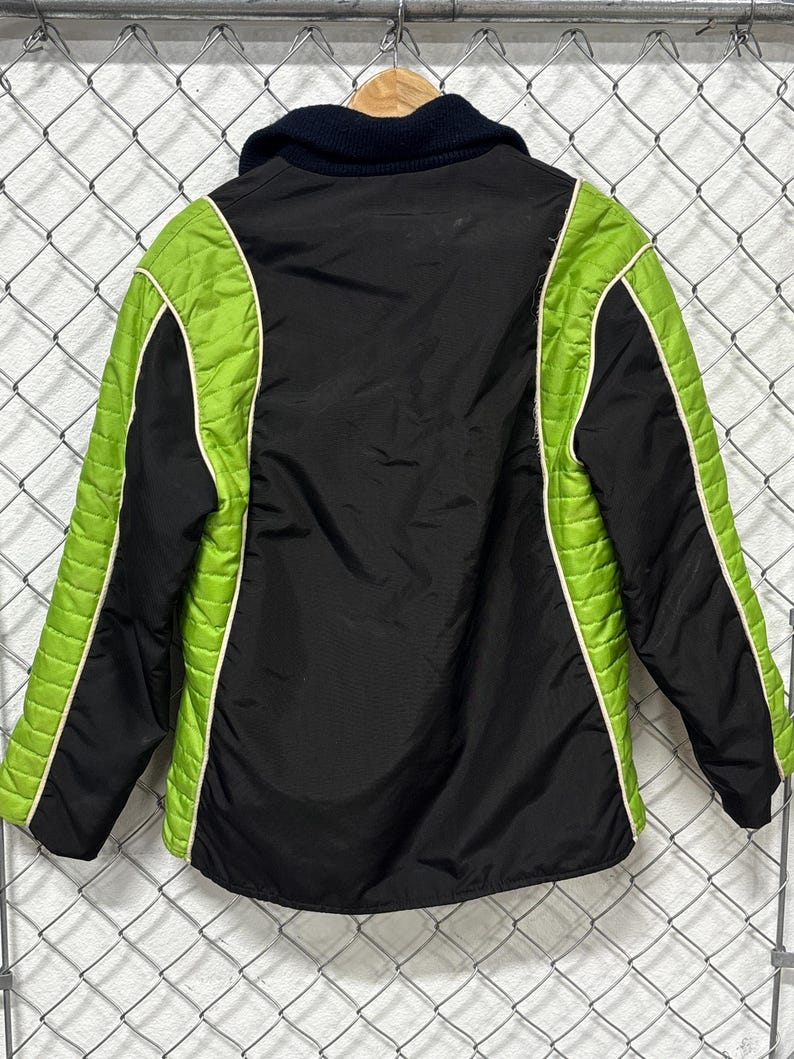 Chaqueta de invierno negra Arctic Cat Wear vintage de los años 90, talla mediana. imagen 3