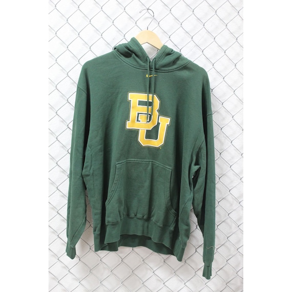 Vintage Y2K Nike Center Swoosh Baylor Hoodie