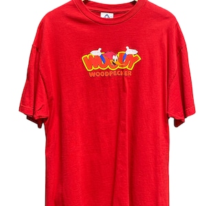 Vintage Woody Woodpecker Cartoon Graphic Tee Size XL