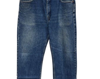 Vintage Levi's 505 Regular Fit Straight Leg Denim Jeans Size 35x30