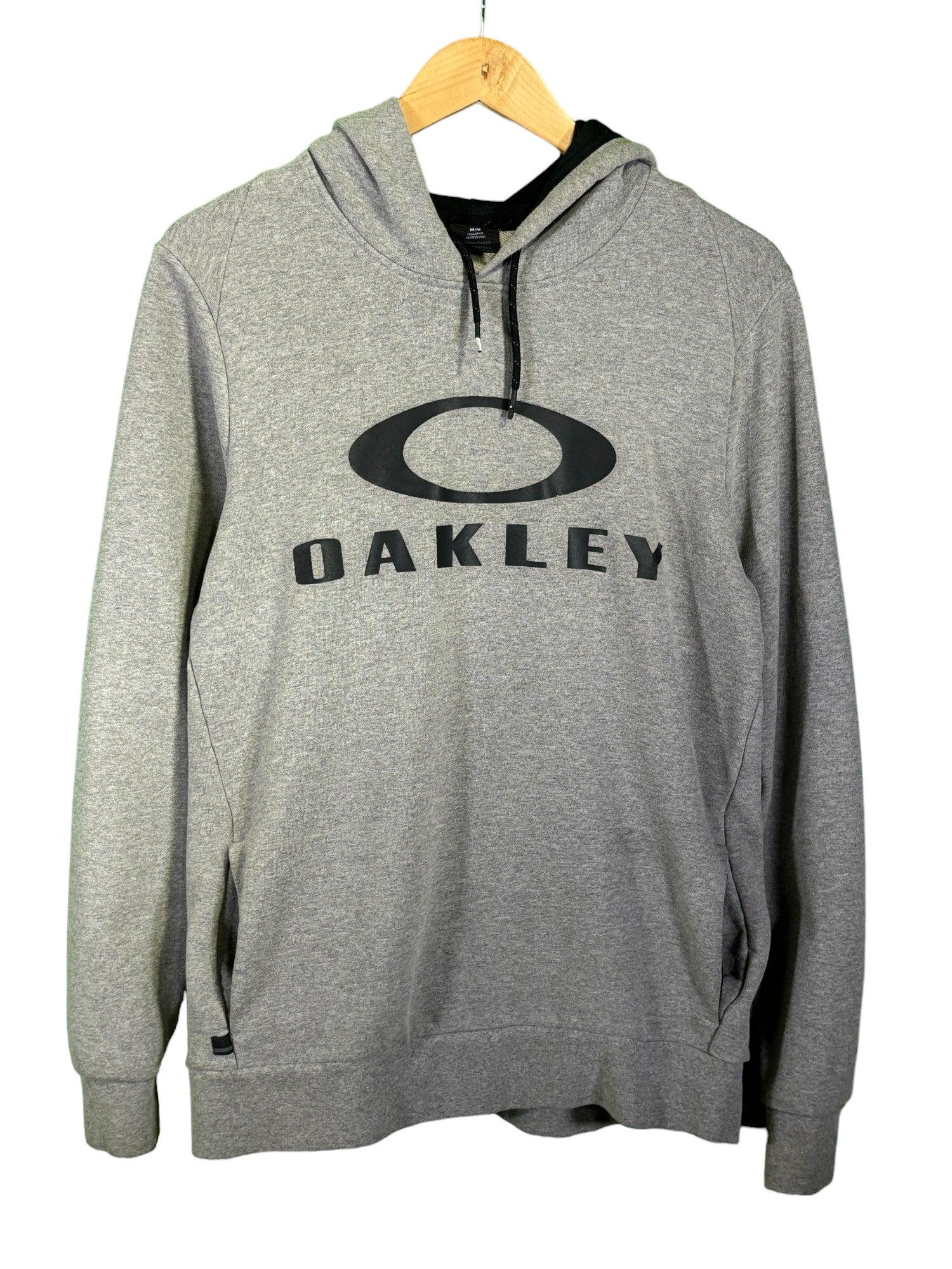 トップス 00s OAKLEY Logo Hoodie Vintage 00's Oakley Spellout Circle Logo Hoodie Size Medium