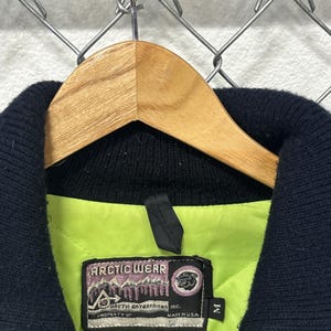 Chaqueta de invierno negra Arctic Cat Wear vintage de los años 90, talla mediana. imagen 2