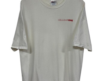 Vintage 00's Cellular One Employee Tee Size XXL