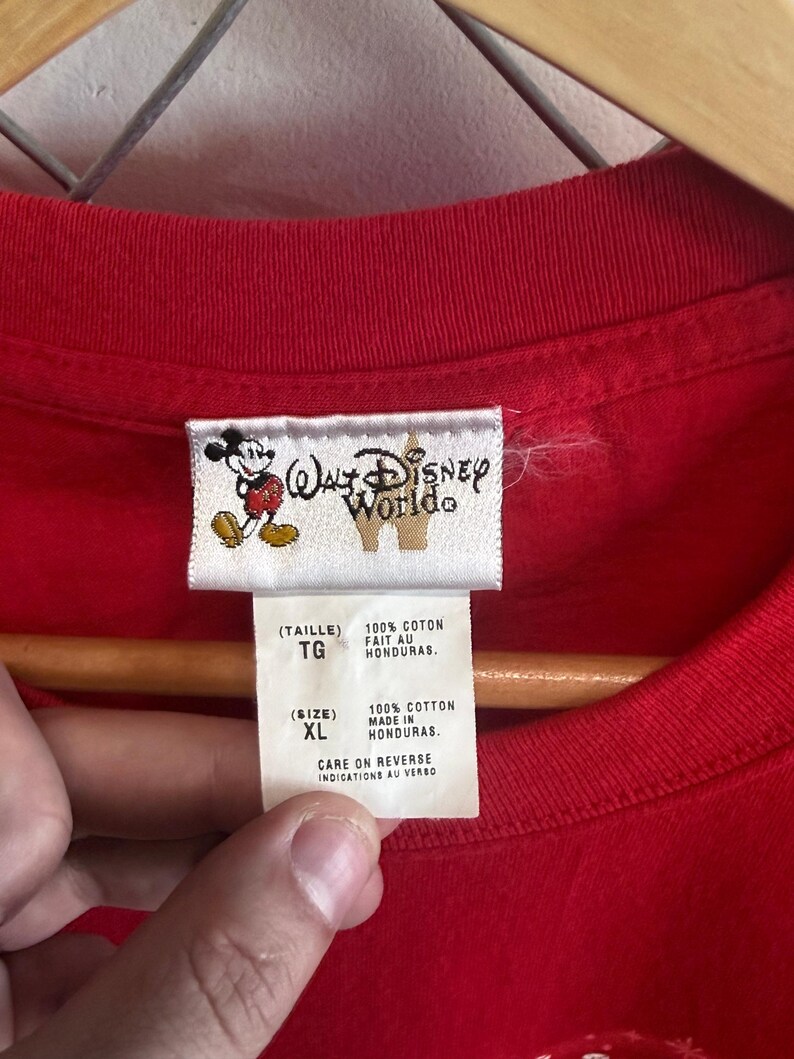 Vintage Y2K Walt Disney World Cartoon Graphic Tee Size XL image 2