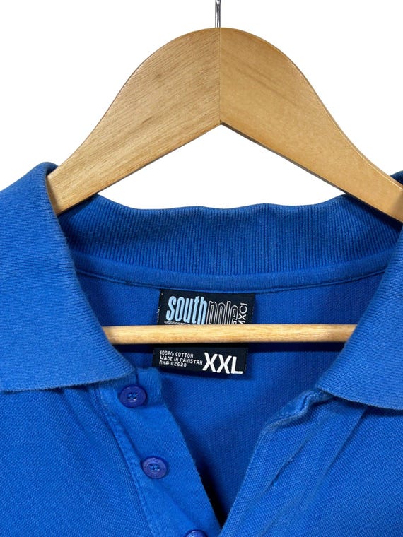 Vintage Y2K South Pole Blue Polo Shirt Size XXL - Etsy Denmark