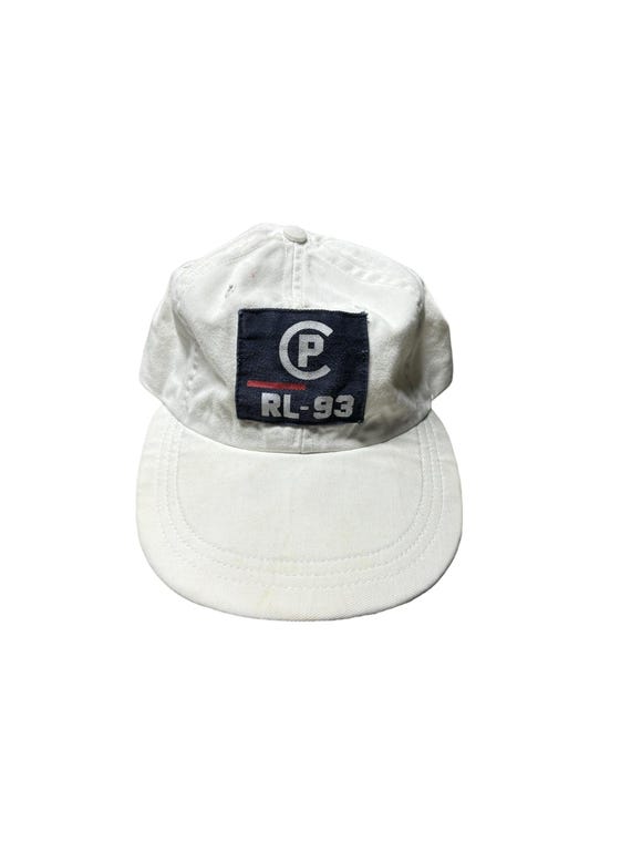 Vintage 1993 Polo Ralph Lauren Long Brim CP RL-93 Stadium Hat Size