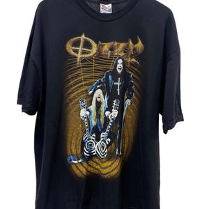 Vintage jaren 90 Ozzy Osbourne Black Sabbath band T-shirt maat XL