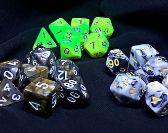 Mystery Dice Set With Bag
