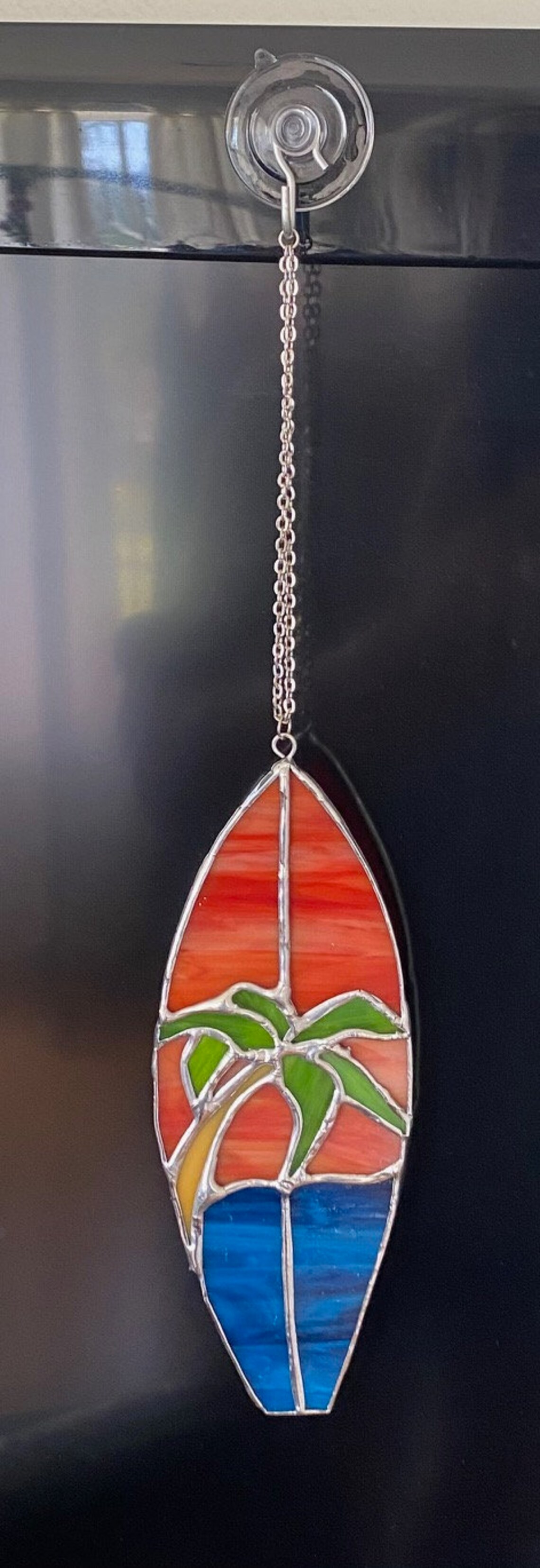 Surfboard Stained Glass Etsy