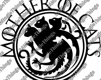 Mother Of Dragons Svg Etsy