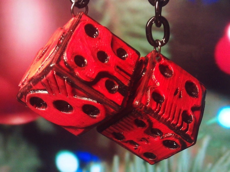 Oogie Boogie Skull Dice on Chain Nightmare Before Christmas Halloween Tree ...