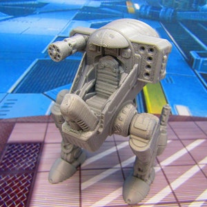 Battle Mech Small Attack Walker Miniature Mini Scatter Terrain Scenery 3D Printed Model 28/32mm Scale Sci Fi Science Fiction RPG Tabletop