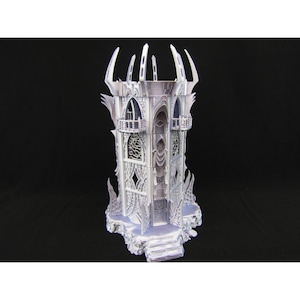 Single Dark Elf Royal Tower Scatter Terrain Scenery 3D Printed Mini Miniature Model 28/32mm Scale RPG Tabletop Gaming Dungeons & Dragons