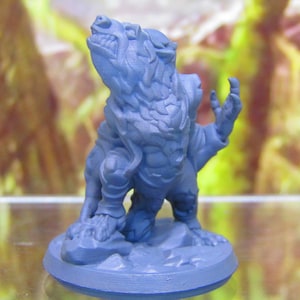 Wolfman Werewolf in Ragged Clothes Mini Miniature Figure 3D Printed Model 28/32mm Scale Fantasy RPG Tabletop Gaming Dungeons & Dragons