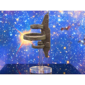 Halo Station Space Installation 1 Billion Suns Starfinder Fleet Scale Starship Mini Miniature Model Spaceship Game Piece + Flight Stand