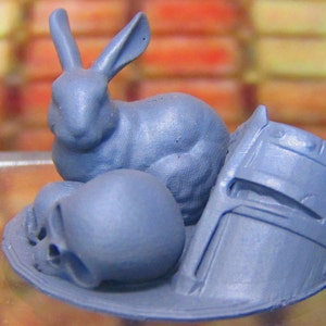 Killer Rabbit of Caerbannog Monty Python Miniature Mini 3D Printed Resin Model 28/32 mm Scale RPG Fantasy Games Dungeons & Dragons Tabletop