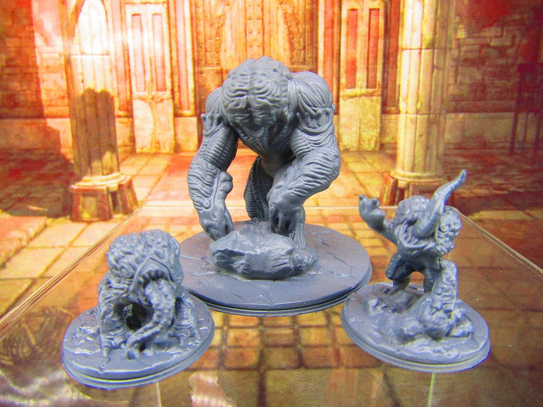 Brain / Flesh Golem and Intellect Devourers Monster Encounter Mini ...
