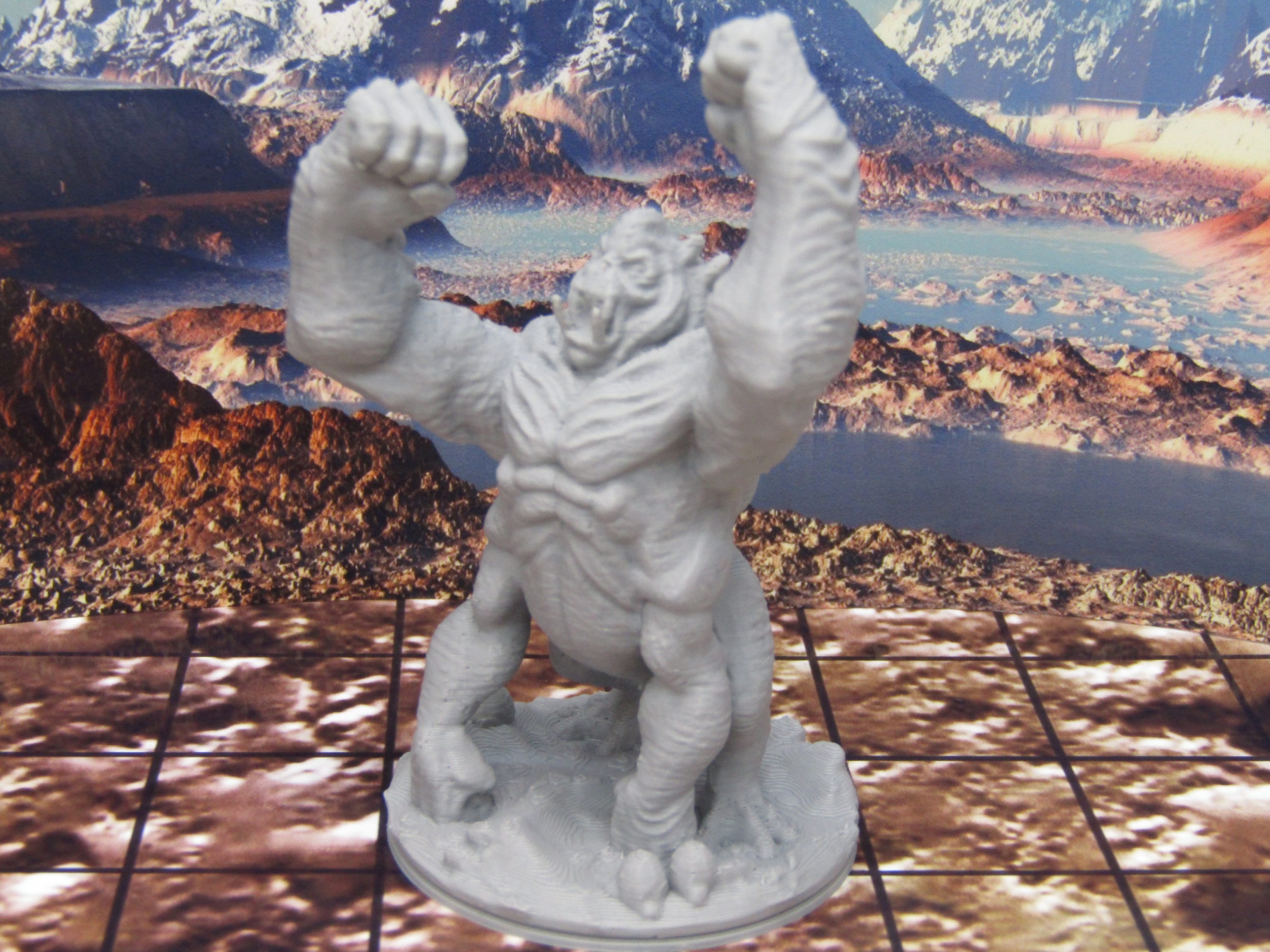 Alien Ape Gorilla 4 Armed Mutant Monster Encounter Mini Miniature