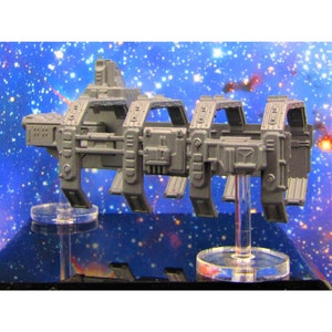 Ship Repair Station Hangar Garage Billion Suns Starfinder Fleet Scale Starship Mini Miniature Model Spaceship Game Piece + Flight Stand