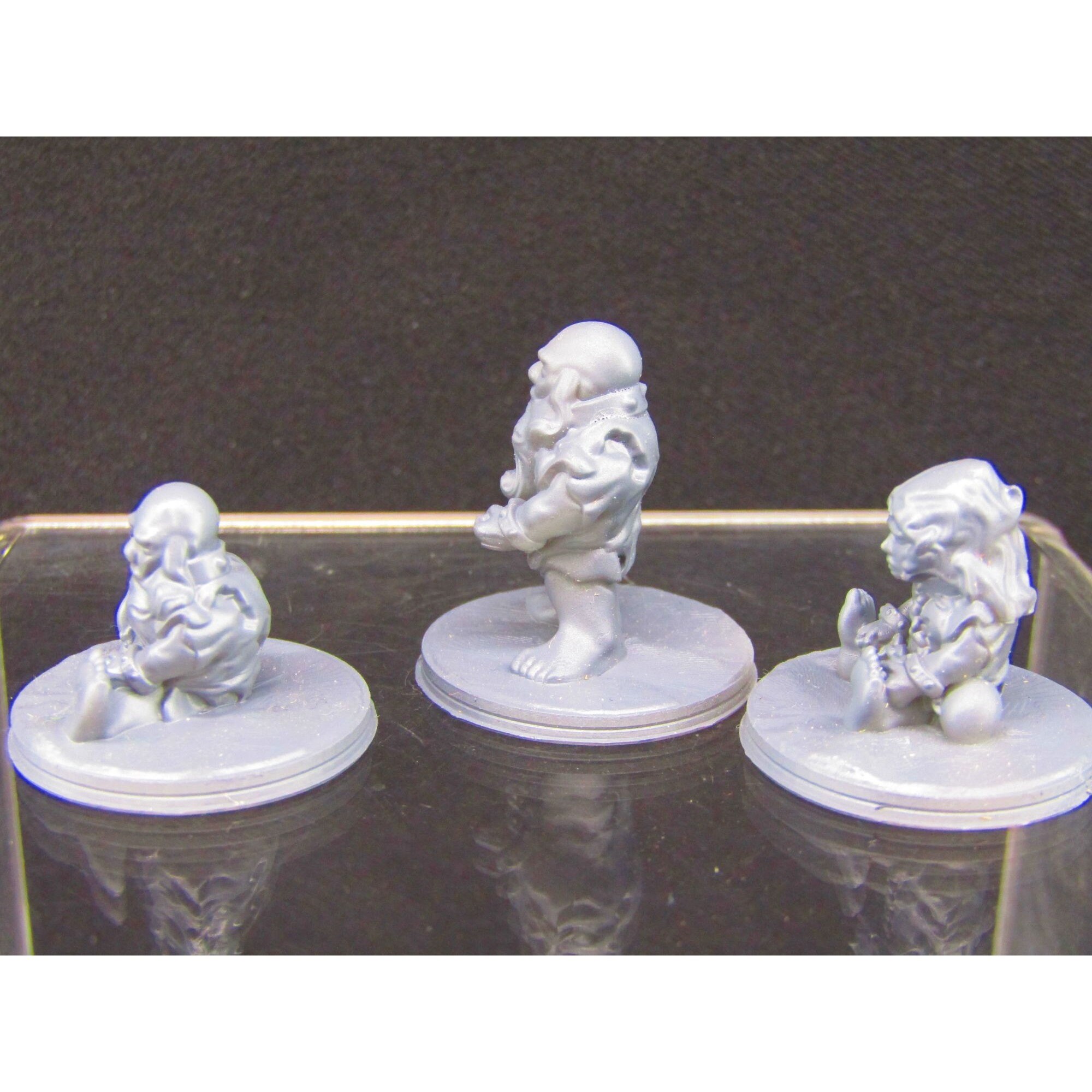 Imprisoned Dwarf Slaves Mini Miniature Figure 3D Printed Model - Etsy