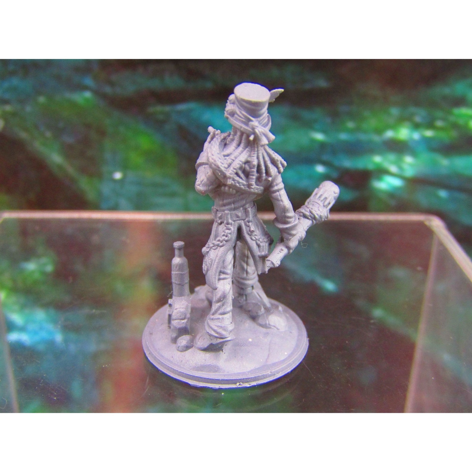 Voodoo Priest Witch Doctor Pose B Mini Miniature Figure 3D Printed ...