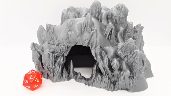Mountain Ice Cave Scatter Terrain Scenery 28mm Dungeons & Dragons