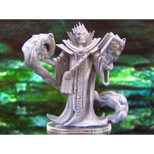 Lich Evil Dead King of the Undead Skeleton Mini Miniature Model Character Figure 28mm/32mm Scale RPG Tabletop Gaming Wargaming D&D etc.