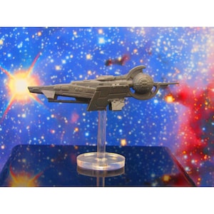 Merconian Corvette Cruiser Ship 4 Mass 2 Astra Nebula Billion Suns Starfinder Fleet Scale Starship Mini Miniature Model Spaceship Game Piece